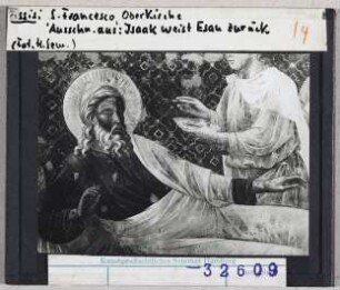 Assisi, San Francesco: Oberkirche, Langhaus, Isaak weist Esau zurück