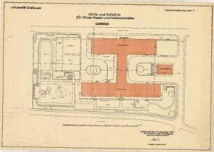 Hals-Nasen-Ohrenklinik der Universität Greifswald: Lageplan der Klinik und Poliklinik