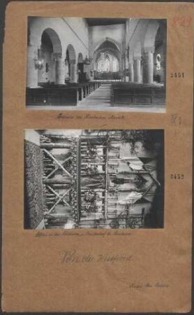 Inneres der Kirche von Marsal