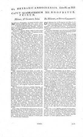Caput Quadragesimum Primum = XLI. Hoofdstuk - [Caput Quinquagesimum = L. Hoofdstuk]