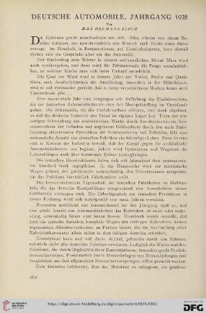 8: Deutsche Automobile, Jahrgang 1928