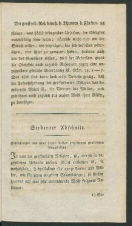 Siebenter Abschnitt. Schlußfolgen aus allen diesen bisher erwiesenen praktischen Grundsätzen.