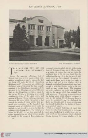 35.1908 = Nr. 139: The Munich exhibition ("Ausstellung München"), 1908
