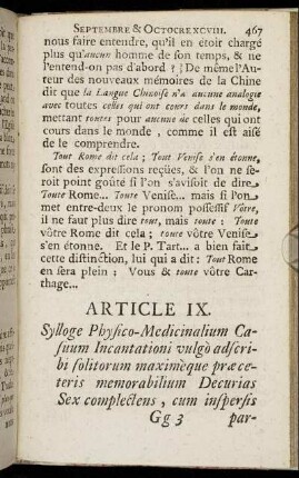 Article IX.