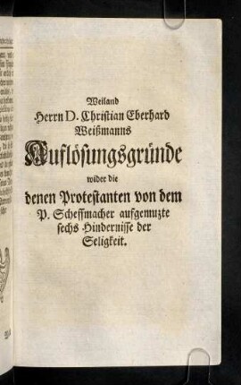 1173-1296, Aufloesungsgruende