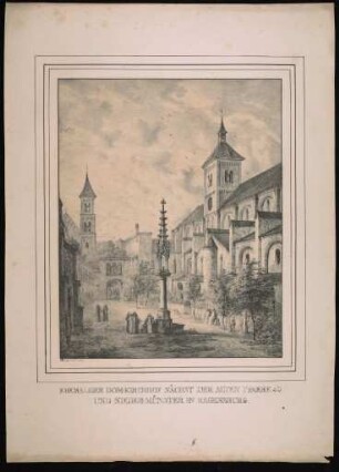 Ehemaliger Domkirchhof nächst der Alten Pfarre in Regensburg