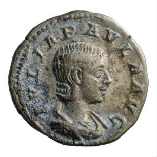 Münze, Denar, 219 - 220 n. Chr.