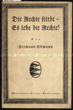 Antikommunistische Schrift über den Weg vom geistigen zum politischen Konservatismus in Deutschland