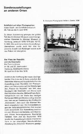 Sonderausstellungen an anderen Orten
