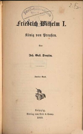 Geschichte der preußischen Politik, 4,3