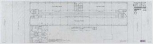 Wohn- und Gewerbebauten (nicht realisiert) – Variante 2: Grundriss Regelgeschoss. Berlin-Wilmersdorf, Wexstraße 37/Bernhardstraße