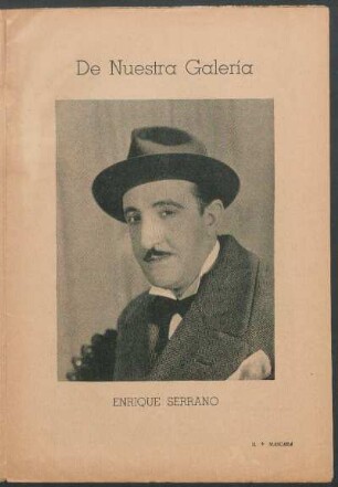 De nuestra galería : Enrique Serrano