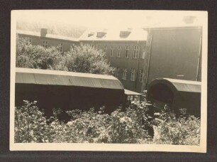Bundeswehrkrankenhaus, Teilansicht vom Innenhof. Detmold. Heldmanstraße 24