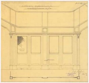 Warenhaus Wertheim, Rosenthaler Straße/Sophienstraße, Berlin 3. Bauabschnitt: Heizverkleidungen, 1:10