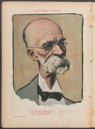 Hombres: Ernesto Tornquist - Dibujo de Zavattaro