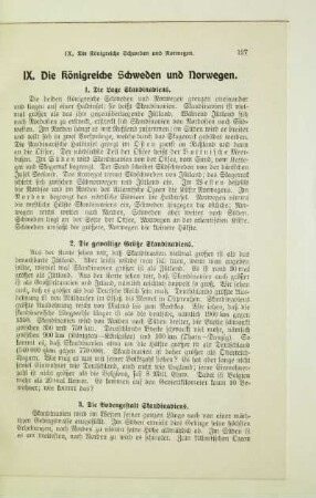 IX. Die Königreiche Schweden und Norwegen