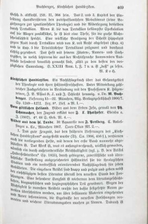 469-471 [Rezension] Kirchliches Handlexikon, Lieferung 15-22
