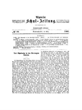 Das Schulwesen in den Vereinigten Staaten : (Schluß)