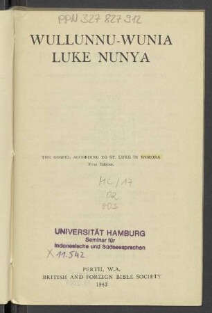 Wullunnu-Wunia Luke Nunya