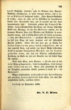 Archiv für die Landesgeschichte des Herzogthums Krain. 1. 1852