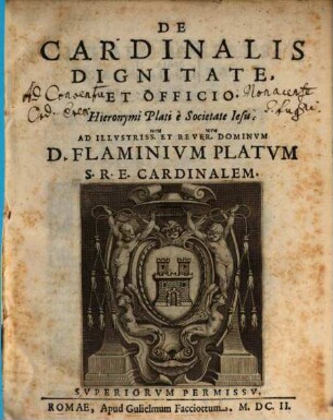 De cardinalis dignitate et officio