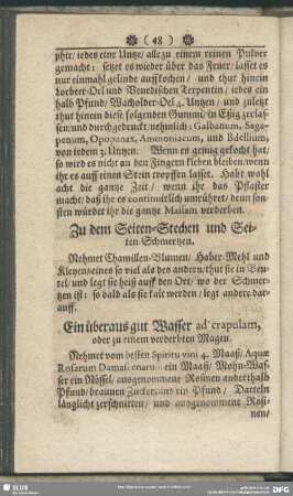Zu dem Seiten-Stechen und Seiten-Schmertzen