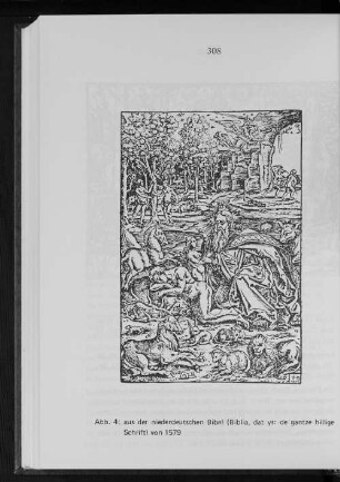 Abb. 4: aus der niederdeutschen Bibel (Biblia, dat ys: de gantze hillige Schrift) von 1579