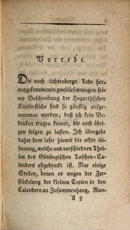 G. C. Lichtenberg's ausführliche Erklärung der Hogarthischen Kupferstiche. 8, Mit Zusätzen nach den Schriften der englischen Erklärer