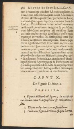 Caput X. De Figuris Dictionis.