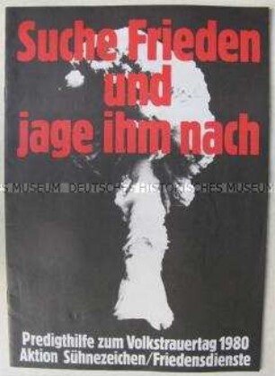 Heft aus der Reihe "Predigthilfe" zu Suche nach Frieden - Sachkonvolut