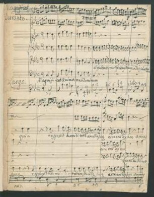 Magnificat; V (4), vl, bc; Es-Dur