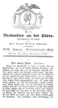 47. Stueck, 18. November 1844
