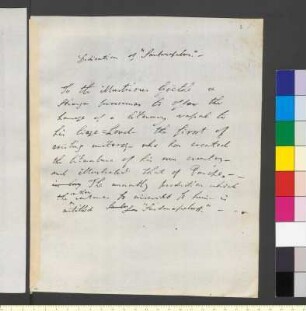 1 Litographie "Dedication of Sardanapalus"