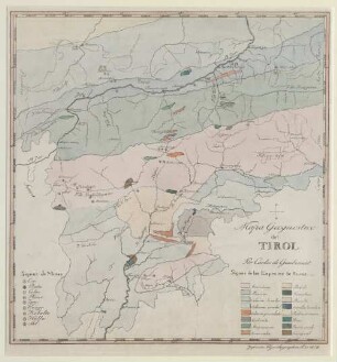 Mapa Geognostico del Tirol