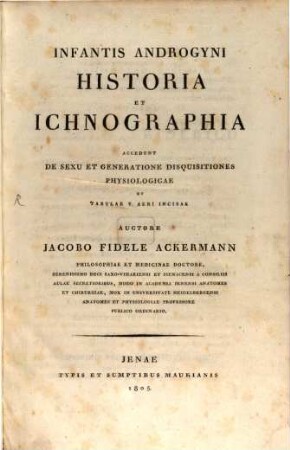 Infantis androgyni historia