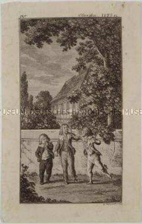 Illustration zu Samuel Richardsons Briefroman "Clarissa" - Blatt 4 (von 24)