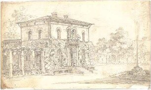 Neureuther, Gottfried von; Villa - Perspektive