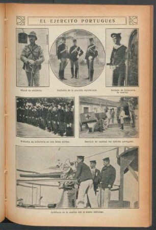 El ejército portugues - [Ilustración]