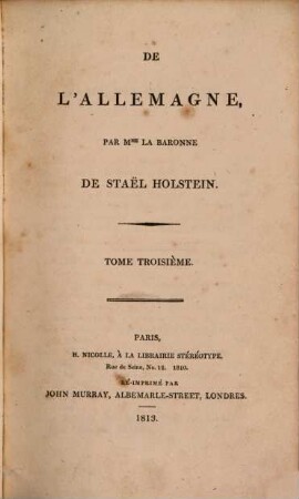De l'Allemagne, 3