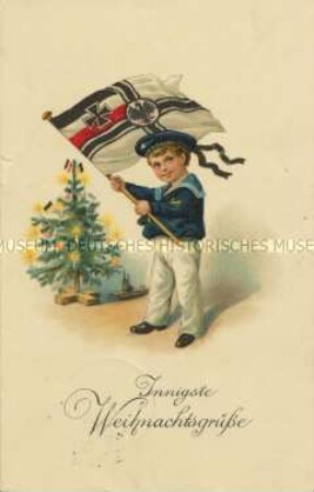 Patriotische Weihnachtskarte