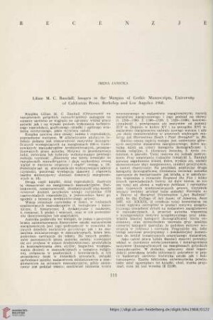 30: [Rezension von: Lilian M.C. Randall, Images in the margins of Gothic manuscripts]