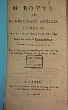 Monsieur Botte