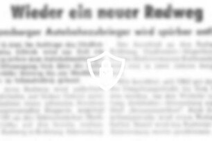 Wieder ein neuer Radweg