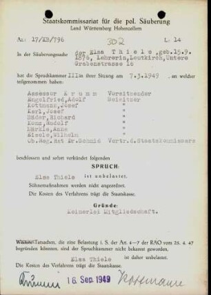 Thiele, Else