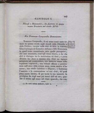 Capitolo I. Filosofi e Matematici.