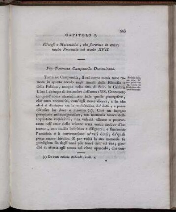 Capitolo I. Filosofi e Matematici.