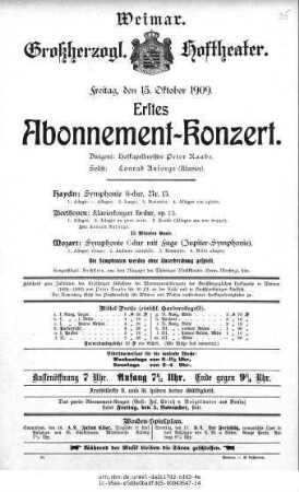 Abonnement=Konzert