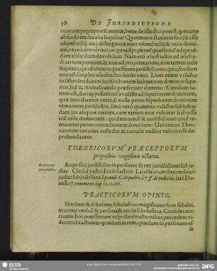 Theoricorum Praeceptorum propostio vigesima octava