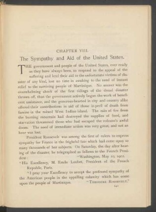Chapter VIII. - The sympathy and aid of the United States.