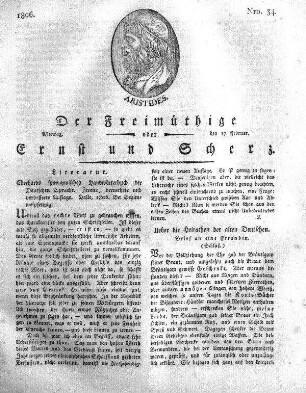 Nro. 34, Montag den 17. Februar 1806